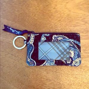 Vera Bradley ID and keychain